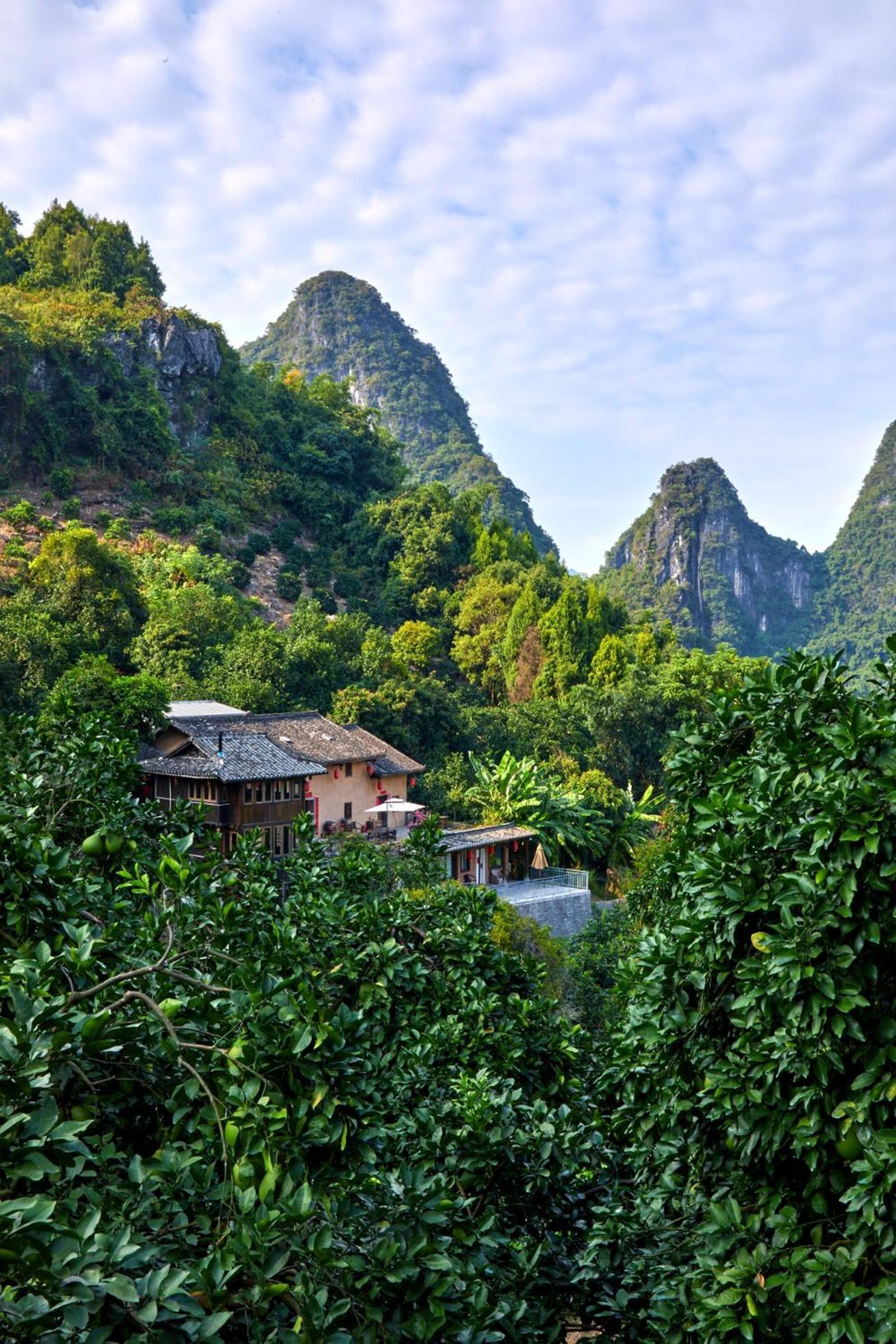 Yangshuo Yunshe Mountain Guesthouse エクステリア 写真